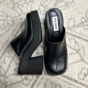 Steve Madden KAM Black Leather